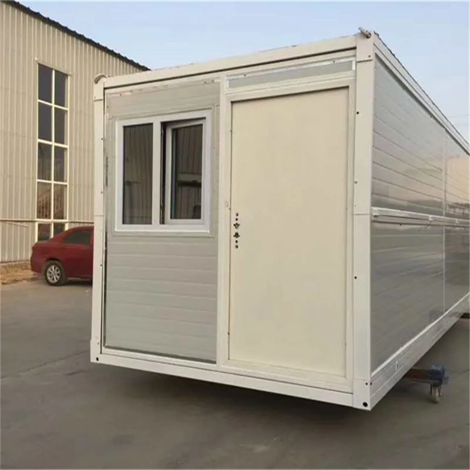 Low price prefabricated 10FT tiny modular house flat pack prefab small storage container house