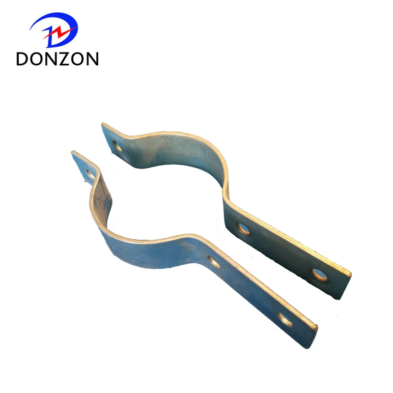 Hot dip galvanized Pole Mounting clamp  pole embrace hoop pole clamp