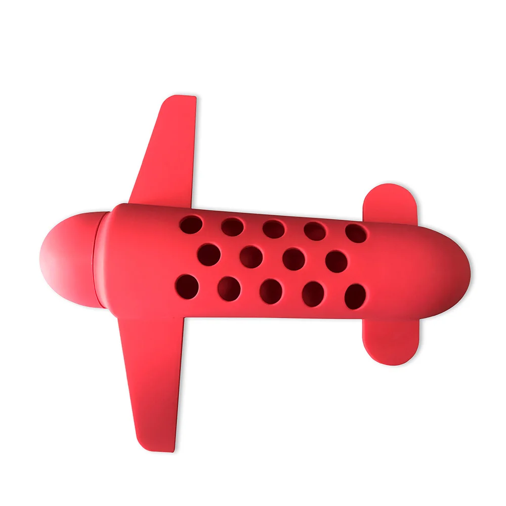 Силиконовый держатель для ручек в виде самолета органайзер карандашей Настольный/мелки/маркеры макияжа