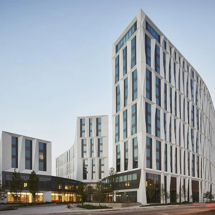 Наружная алюминиевая фасадная панель для здания занавески белые металлические облицовочные доски внешняя лазерная резка алюминиевые панели дизайн