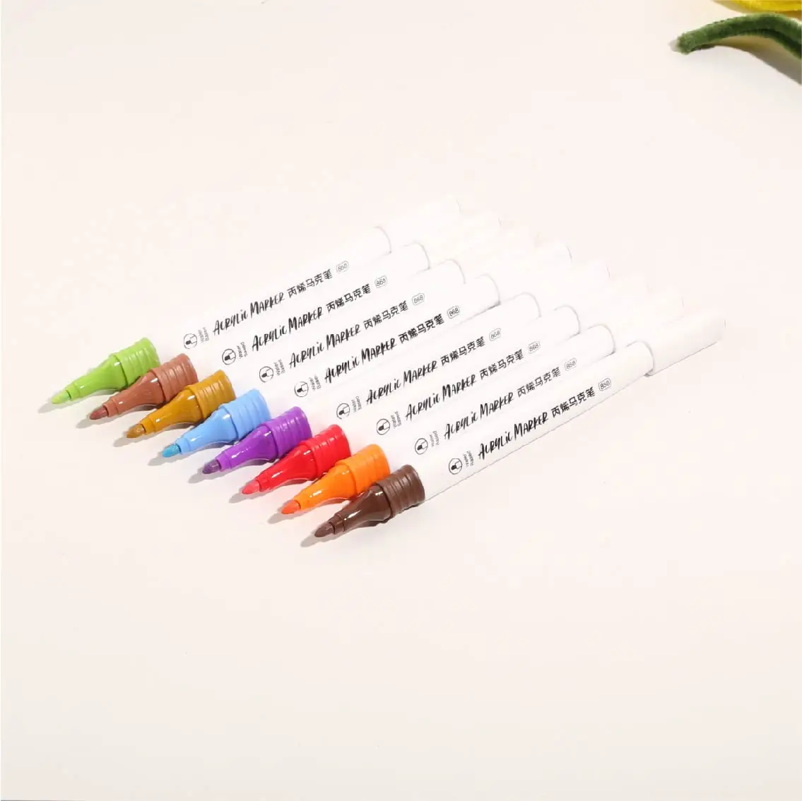 New Product 48 Colors Acrylic Markers Pens Fine Piont Waterproof Ink Art Marker Set for kids