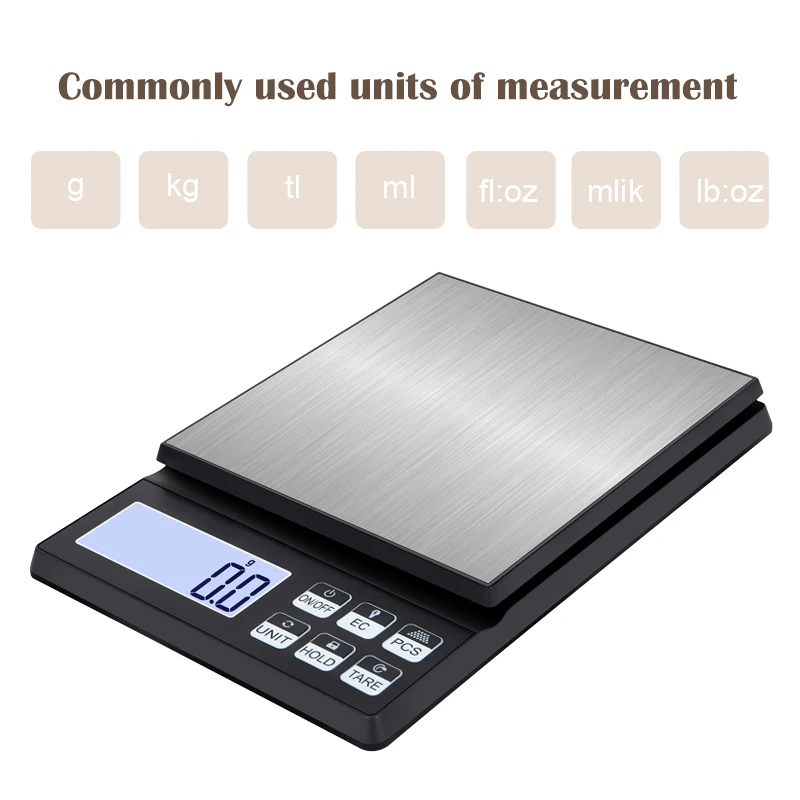 10 Kg Digital Stainless Steel Kitchen Scale for Food China Smart Electronic Products Balance Scales