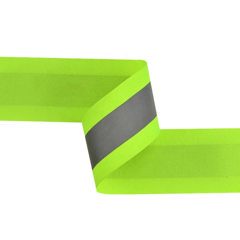 Whole Sale Reflective Webbing  High Visibility Reflexivity Tape For Safety Vest Clothes  Reflective Tape Heat Transfer  Film Ref
