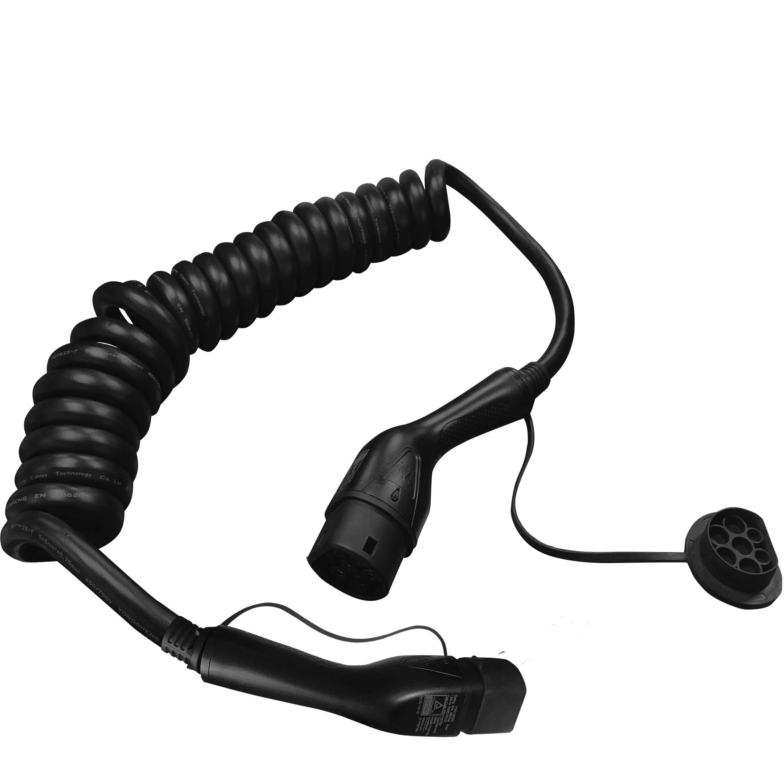 Yongsheng 1phase 32a Ev Cable Type2 To Type 2 Ev Charging Cable