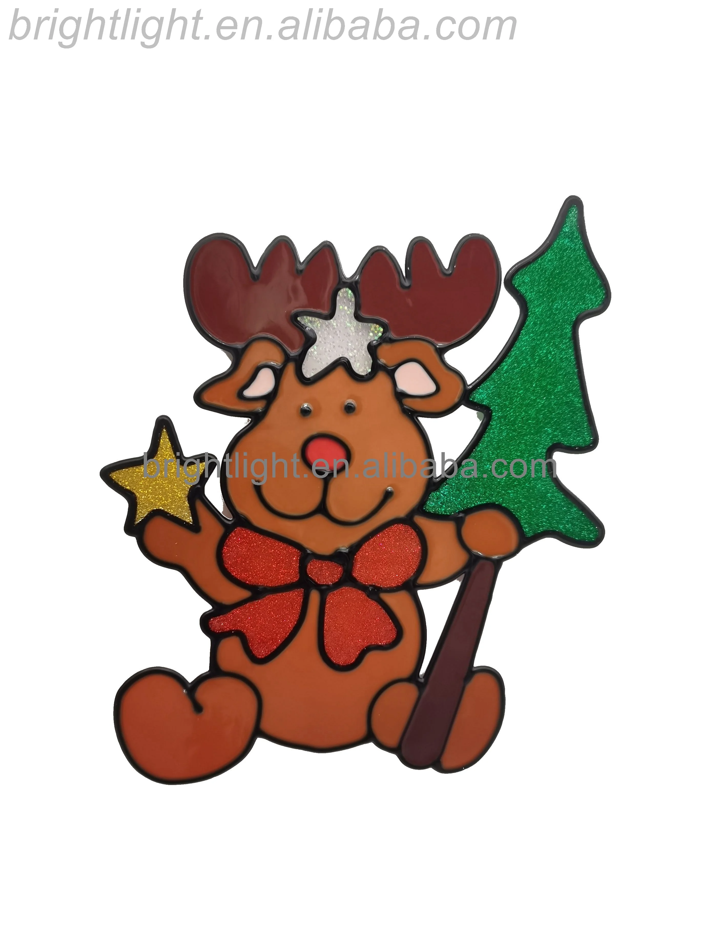
Christmas ornaments Santa/reindeer window sticker 