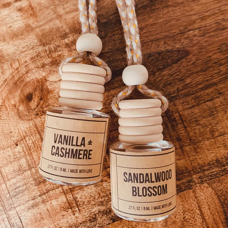 car air freshener hanging 3ml 5ml 8ml car smart air freshener diffuser aromatherapy diffuser car with logo