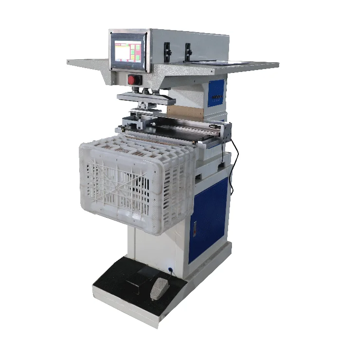 High-Accurate 135 mm Automatic One-Color Pad Printer New Condition Sealed Ink Cup Crates Buckets Printing Used Label Printer