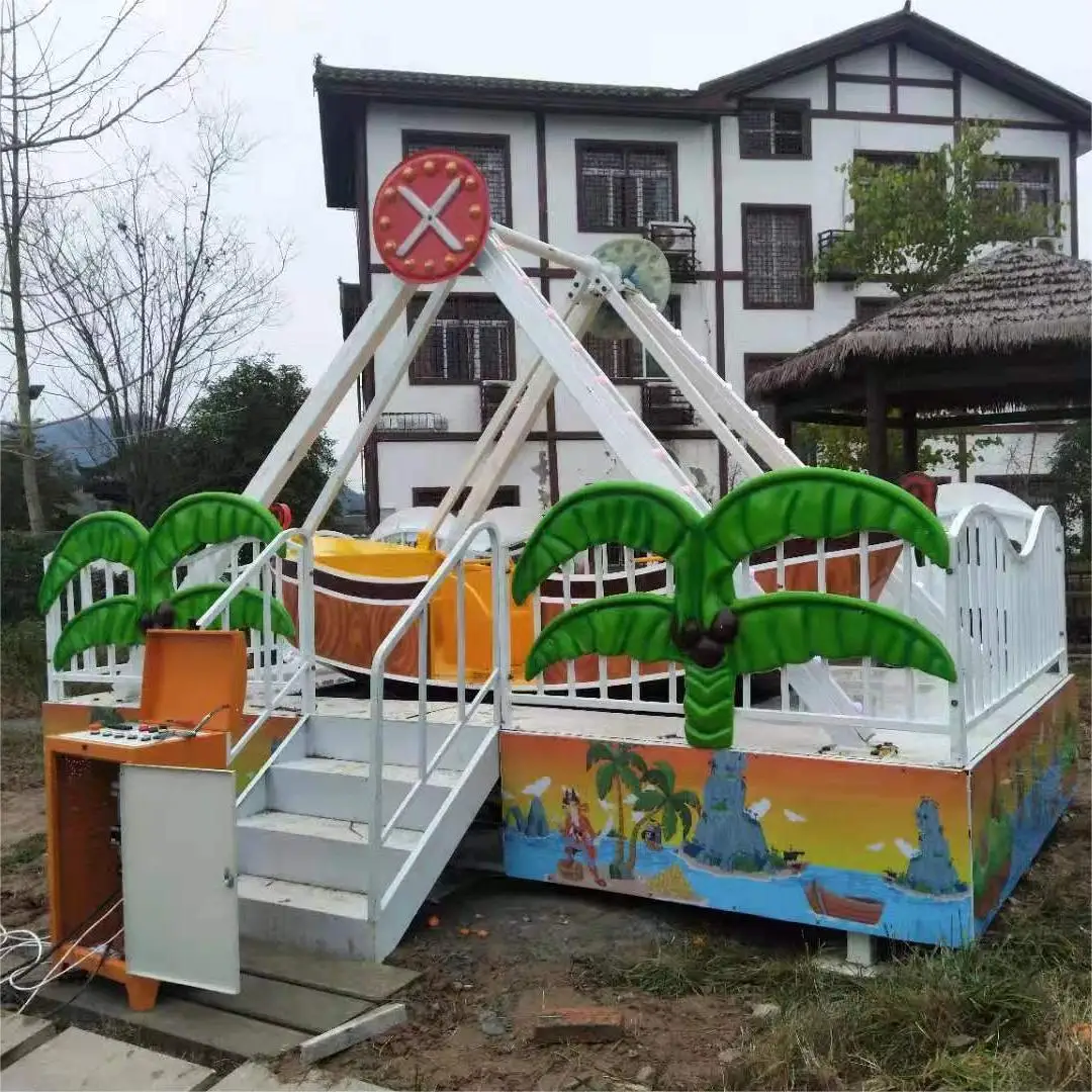 China factory low price amusement park facilities Attractive Carnival Ride  Trailer Pirate boat Pirates Revenge ride