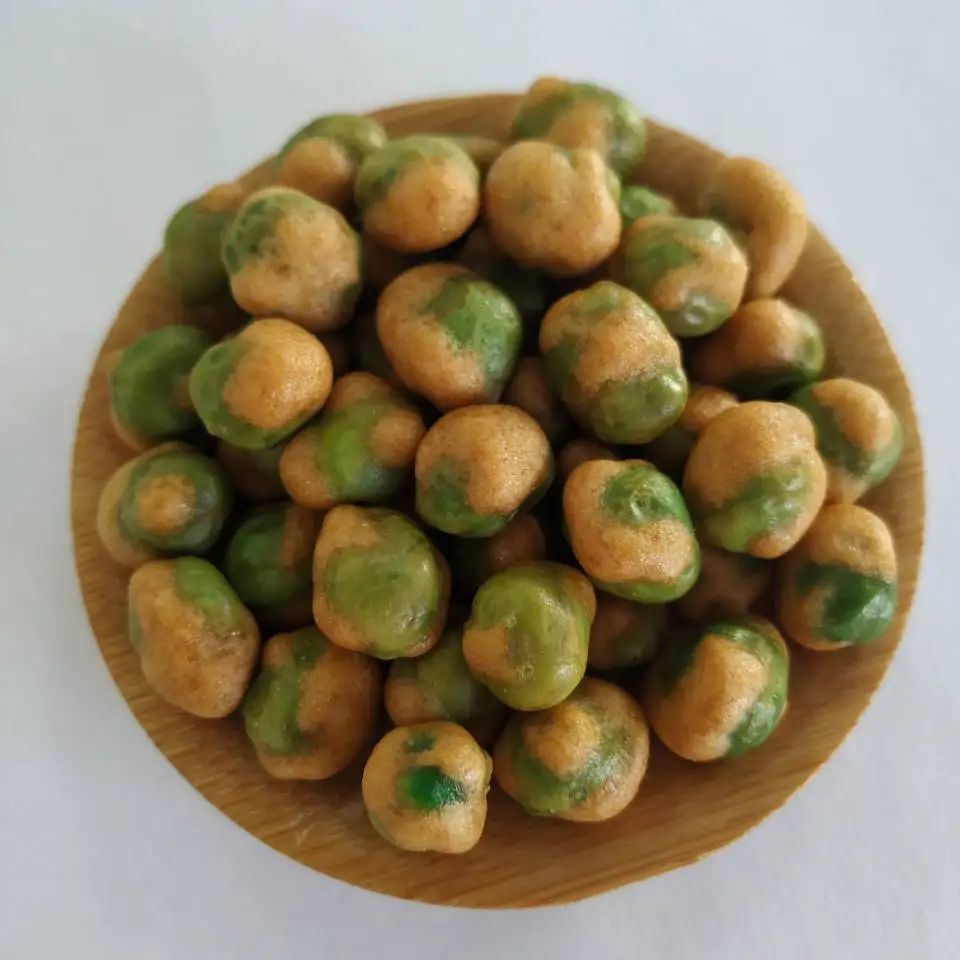 
Factory Coated Crunchy soy sauce flavor Green Peas 
