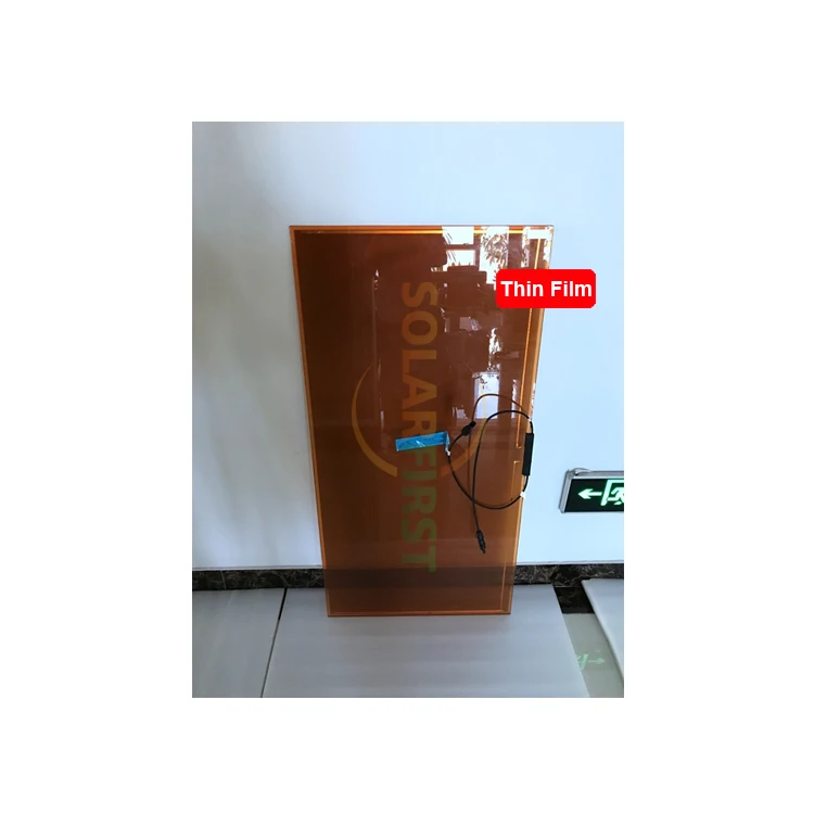 Wholesale 10% 50% 80% Green Blue Red Color Cdte Transparent Thin Film Solar Panel