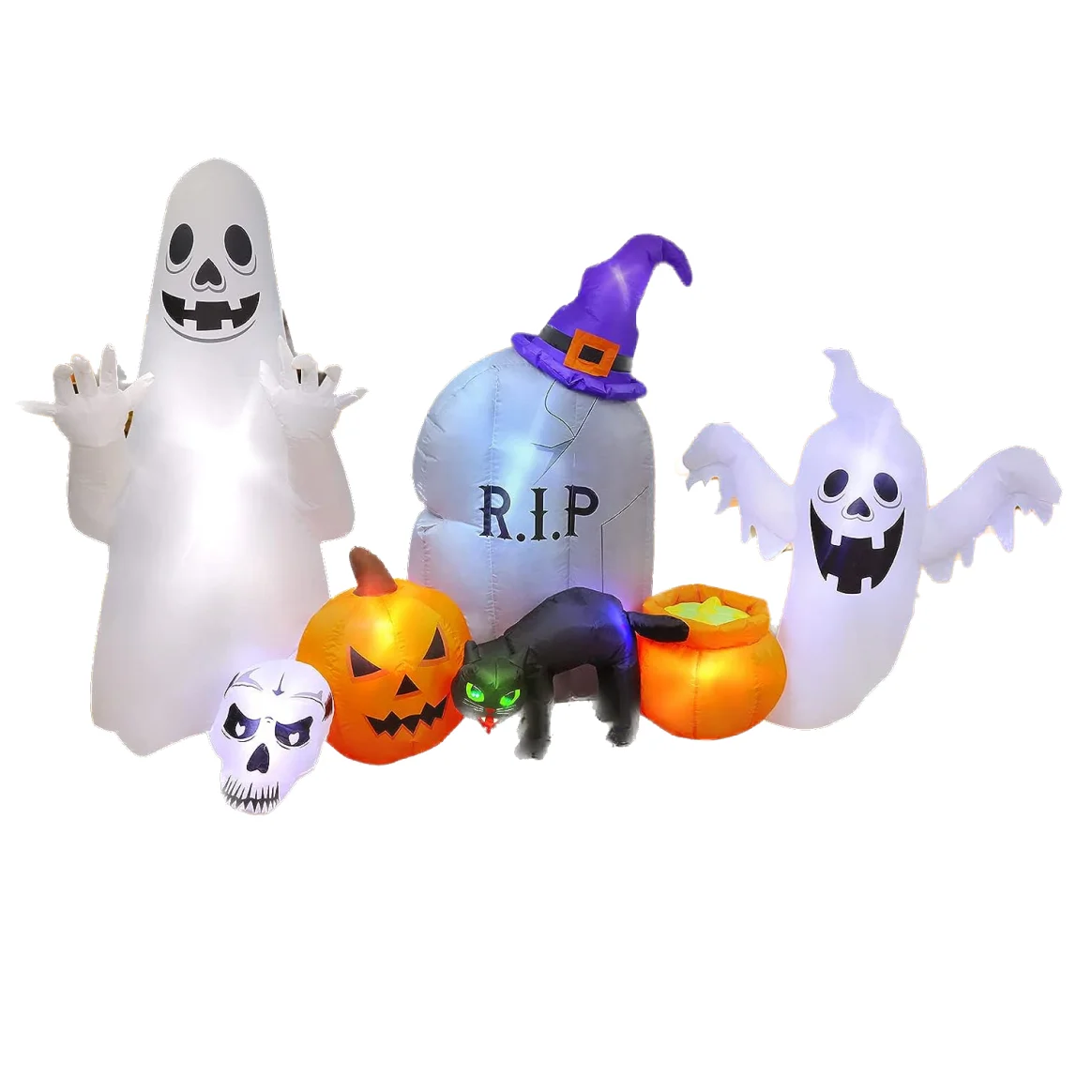 2023 Custom Build-in LEDs Blow Up Inflatables Halloween Inflatables Pumpkin Decoration