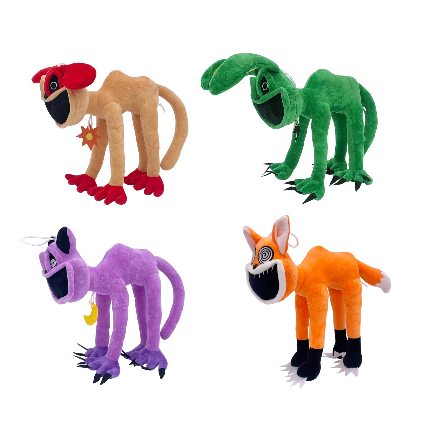Smiling Critters Poppy Mutant Purple Cat Horror Doll Coin Operated Games Soft Velvet Toys