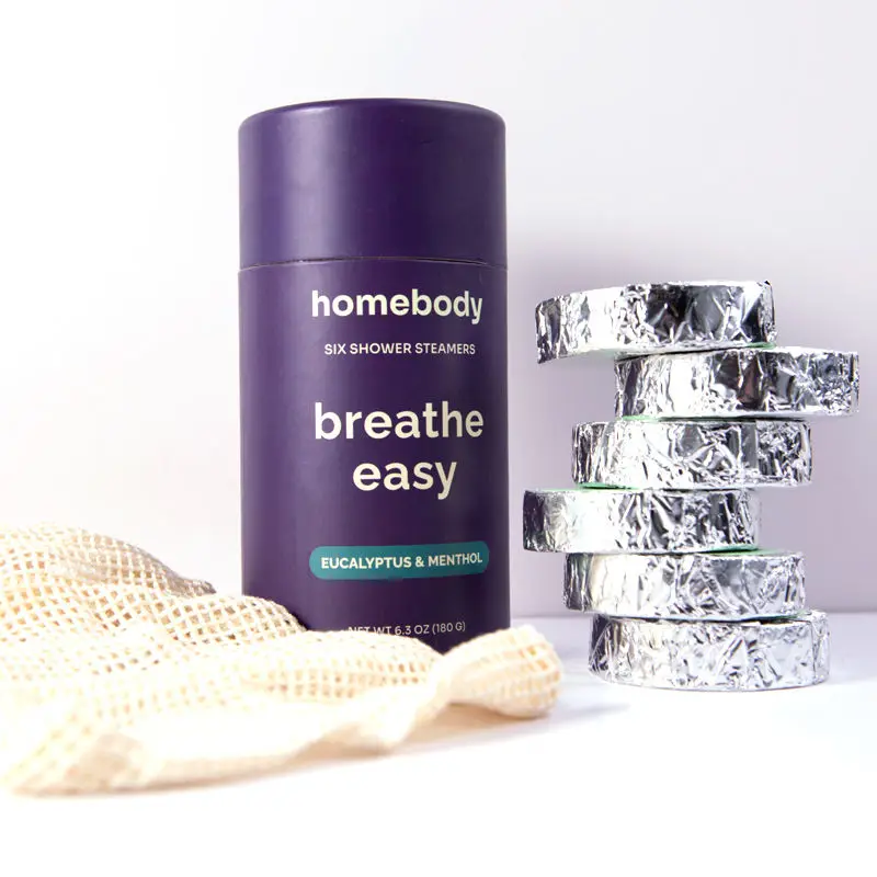 Christmas Top Selling Body Restore Relieve Cylinder Tubes Shower Steamers Aromatherapy Shower Bombs Tablets Gift Set