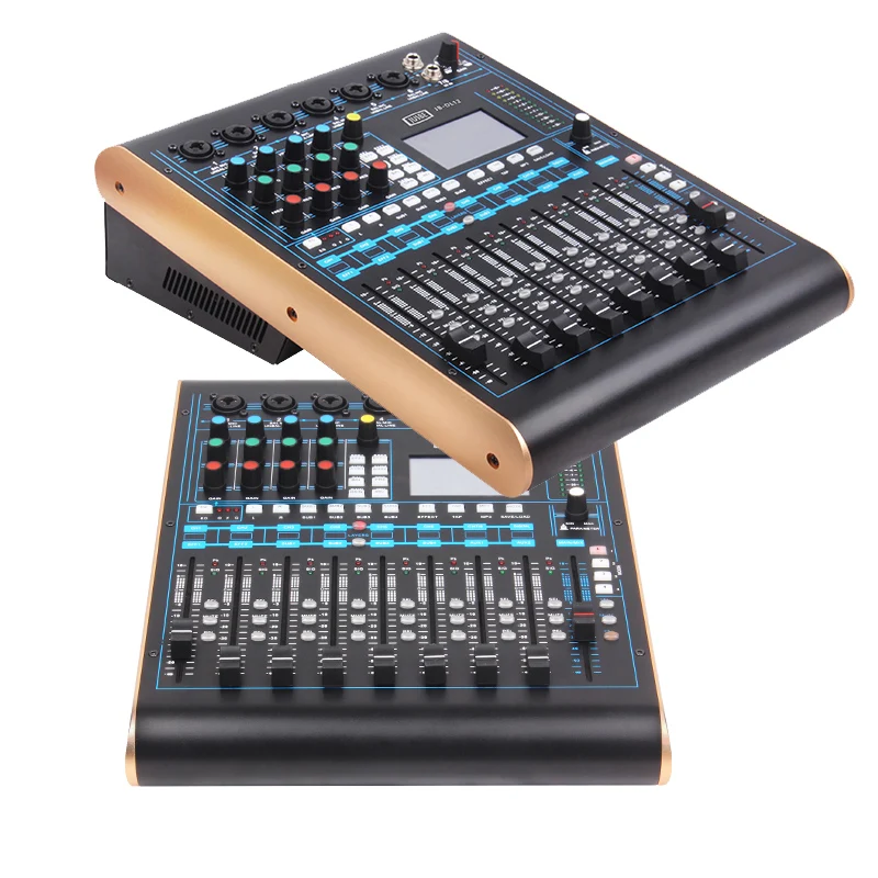 Jusbe JB-DL12 Профессиональное аудио, видео & Освещение dj звуковая карта studio Запись Цифровой аудио смеситель задние фоны для студийной съемки