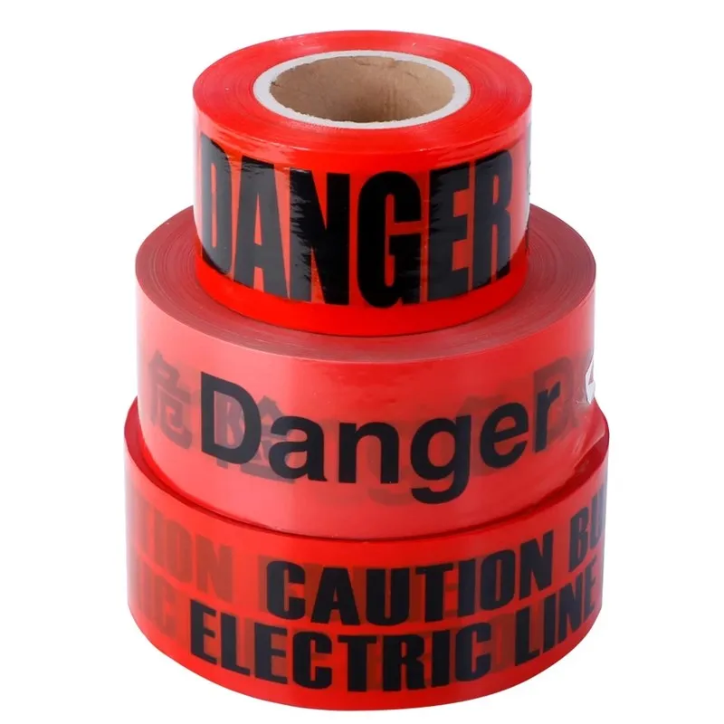 Hot melt underground Caution PE Warning Tape