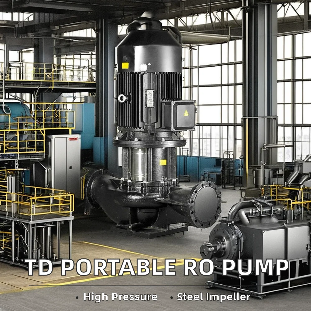 High Efficiency Water Pump Vertical Canned Motor Inline Centrifugal Pump for Hot Water Pressurized Circulation Hot