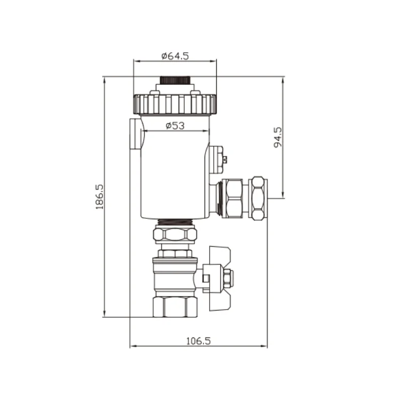 DOZ Central Heating System Boiler Mini Water Magnetic Filter