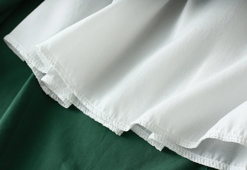 Summer new fastener decoration design waist A- line skirt high waist slimming casual loose skirt