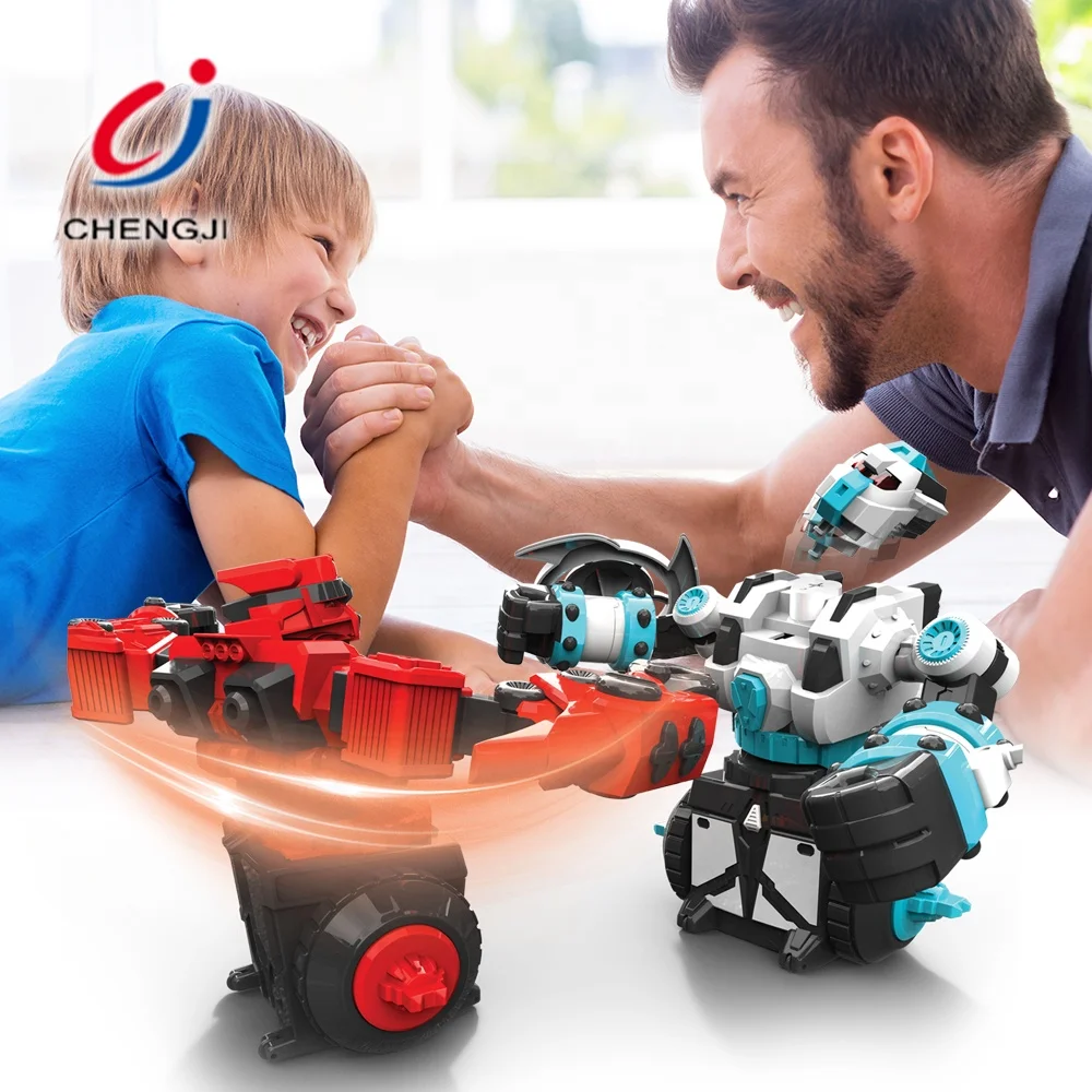 Multifunctional intelligent kids fighting rotating robots humanoids smart