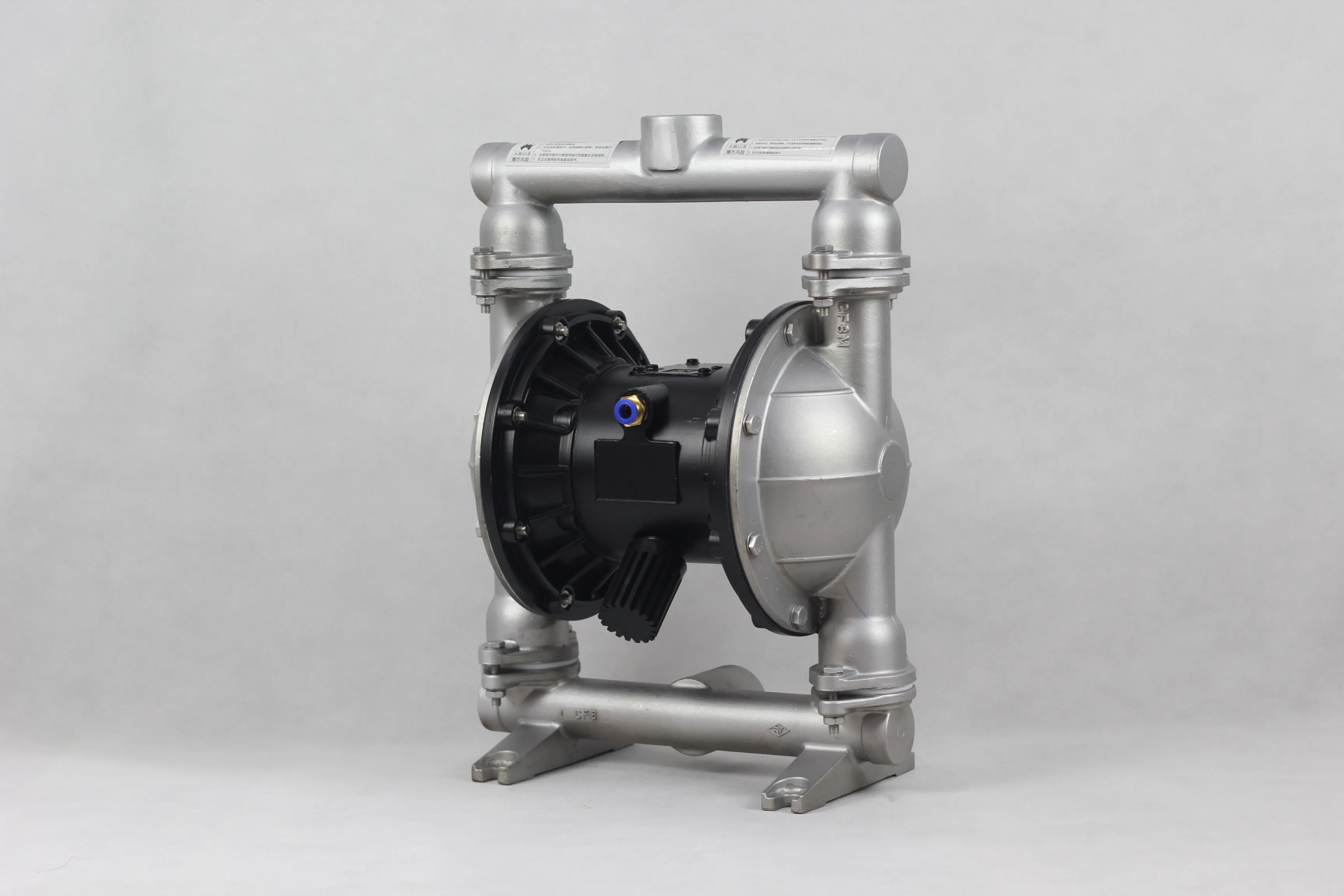 Air operated diaphragm pump for sewage sludge fuel oil transfer