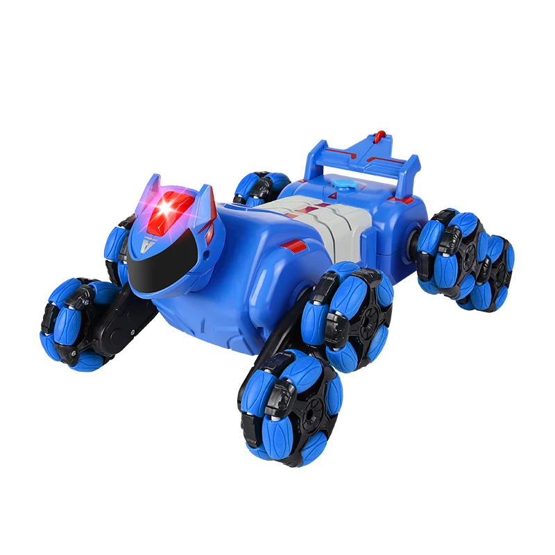 Remote control climbing 8wheel omnidirectional one-button spray with lights music 360degree rotation remote control car dog