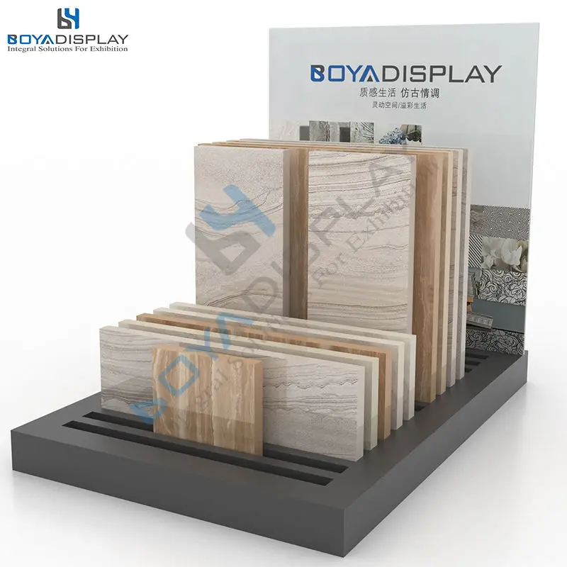 Customize Size Sample Book Stand Customized Sample Box Granite For Showroom Tile Sample Boards Supplier