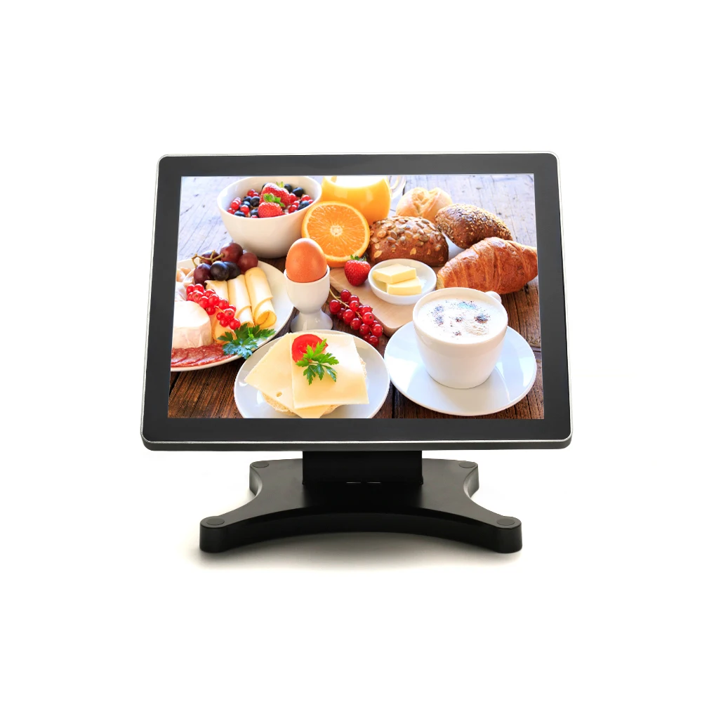 Оптовая Продажа с фабрики 15 дюймов настоящий плоский экран TFT-LCD PCAP сенсорный пластиковый корпус монитор для розничной торговли