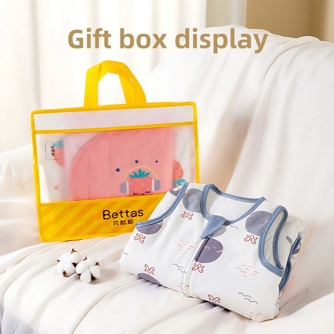 100% Cotton Baby Sleeping Bag Infant Sleep Sacks Newborn Swaddle Wrap Baby Anti Tip Quilt 0-6 Months