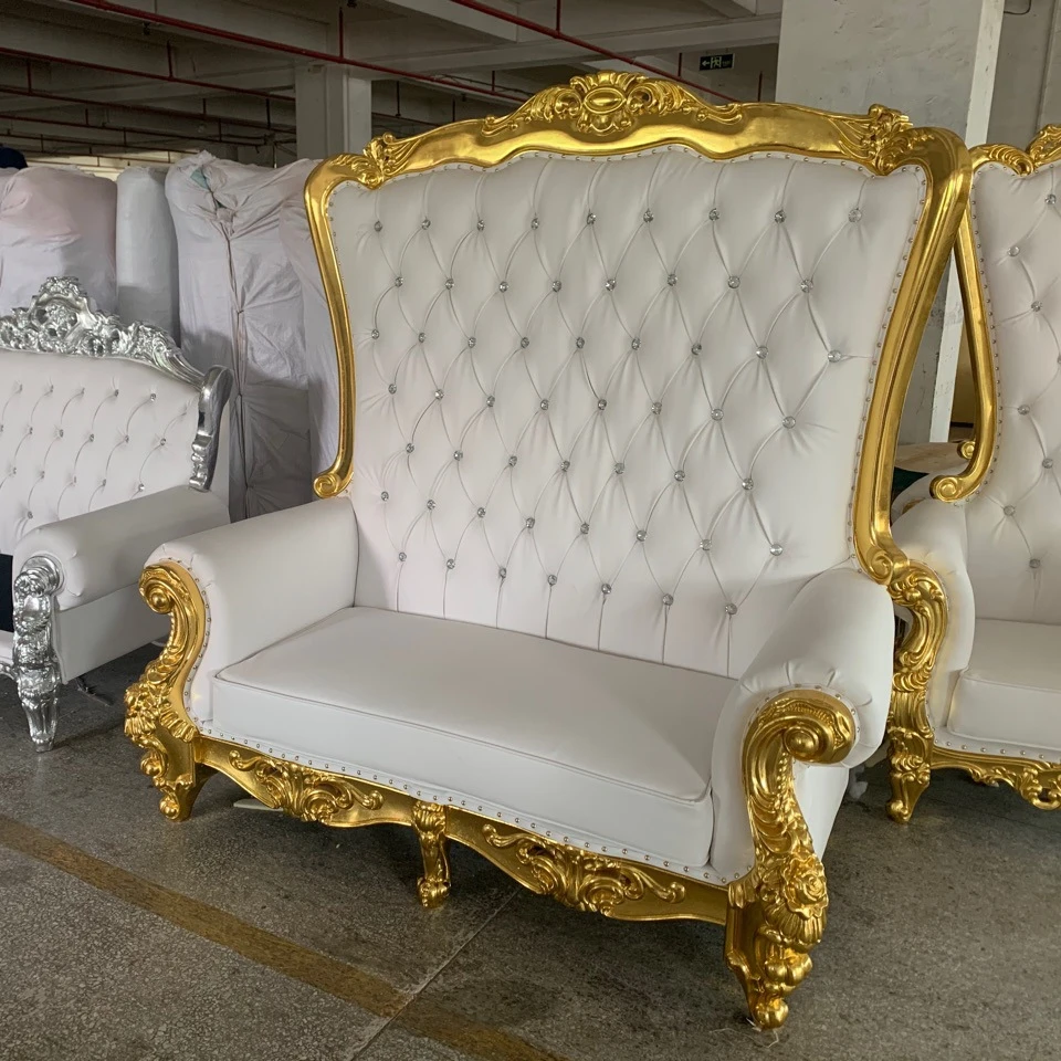 Royal chairs luxury wedding king throne chair for wedding