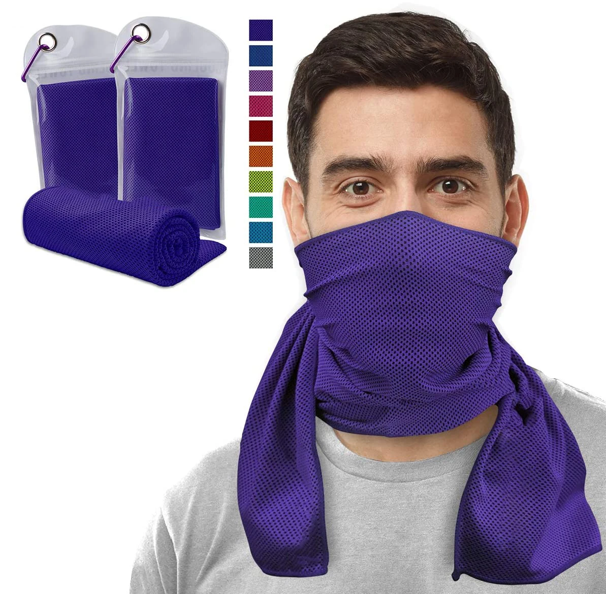 
 Летние хит продаж, оптовая продажа, набор полотенец из микрофибры для мгновенного охлаждения льда для спорта  