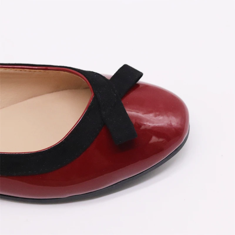 Wholesale Luxury PU Chic Ladies Flat Shoes Pointed Toe Soft Ballet Flats Party Women Shallow Loafers