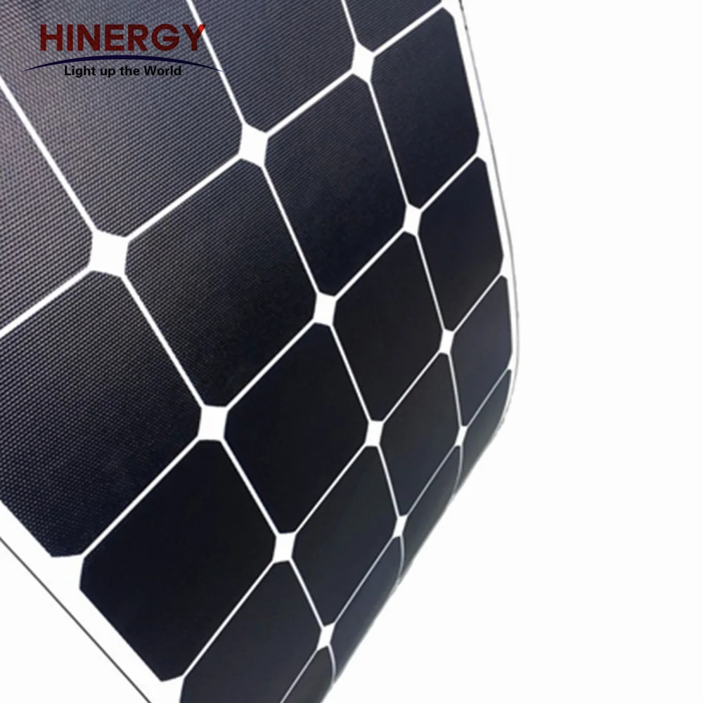  Полугибкая солнечная панель Hinergy ETFE цена для жилого автофургона морской автофургон энергетическая