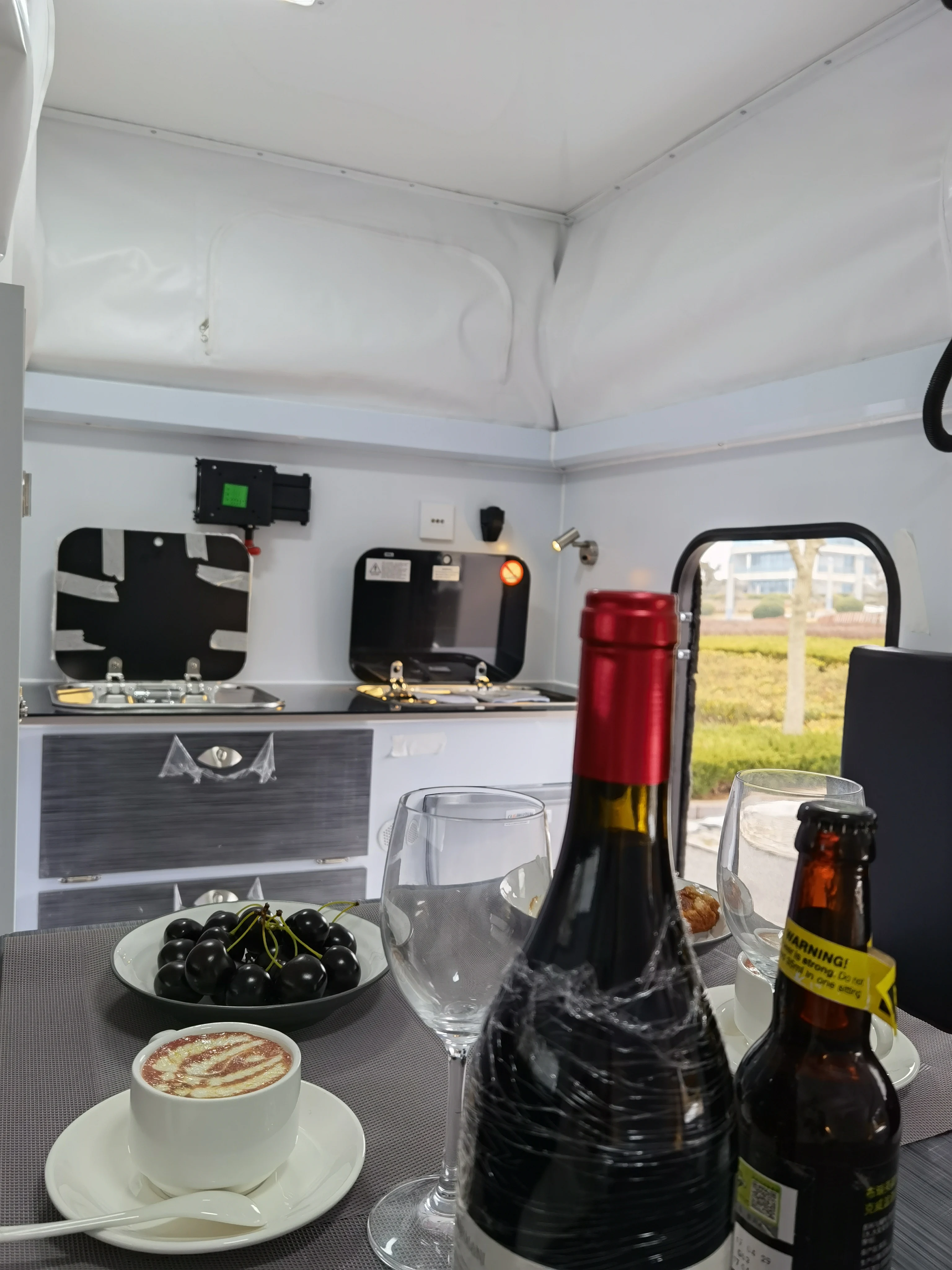 Customized Mobile Off Road Caravan Rv Camper Tralier Awning For Caravan