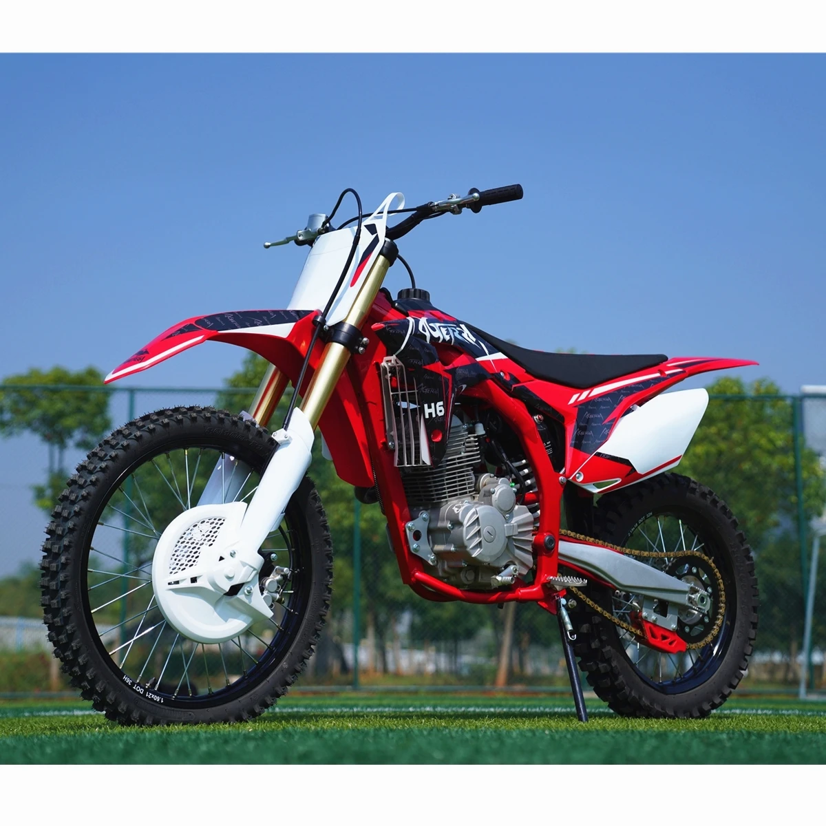 AJ1MOTO FACTORY H6 21/18 cheap 250cc dirt bikes off road sports motorcycle gas  petrol dirt bike