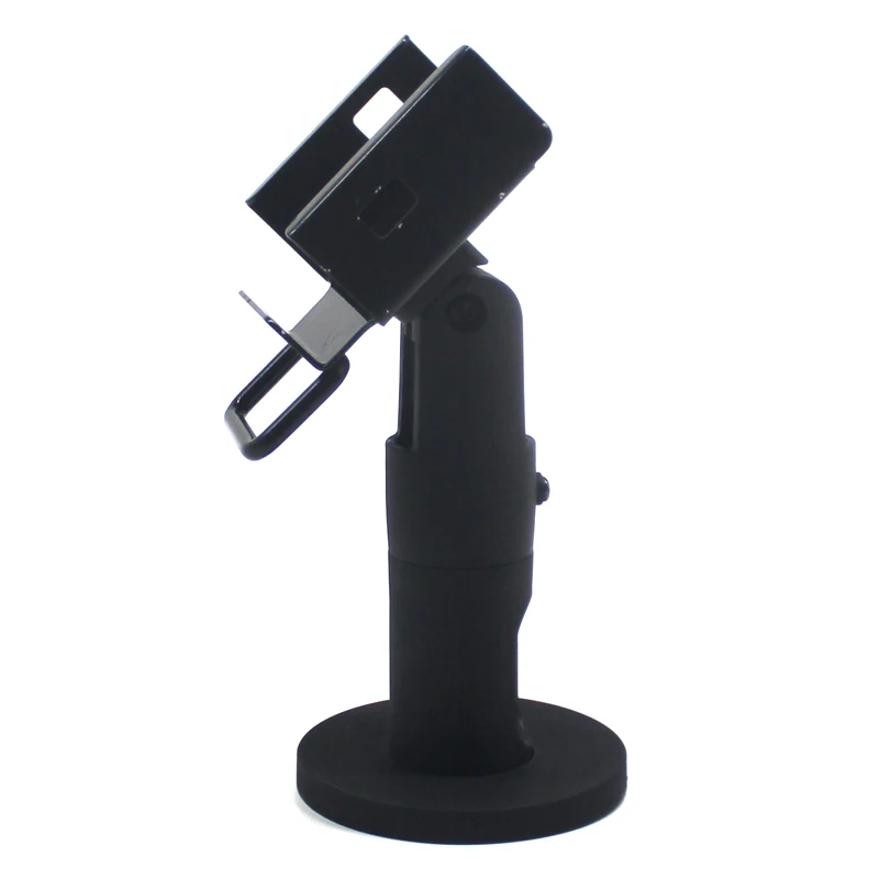 Black plastic credit card holder metal stand for pos base for verifone