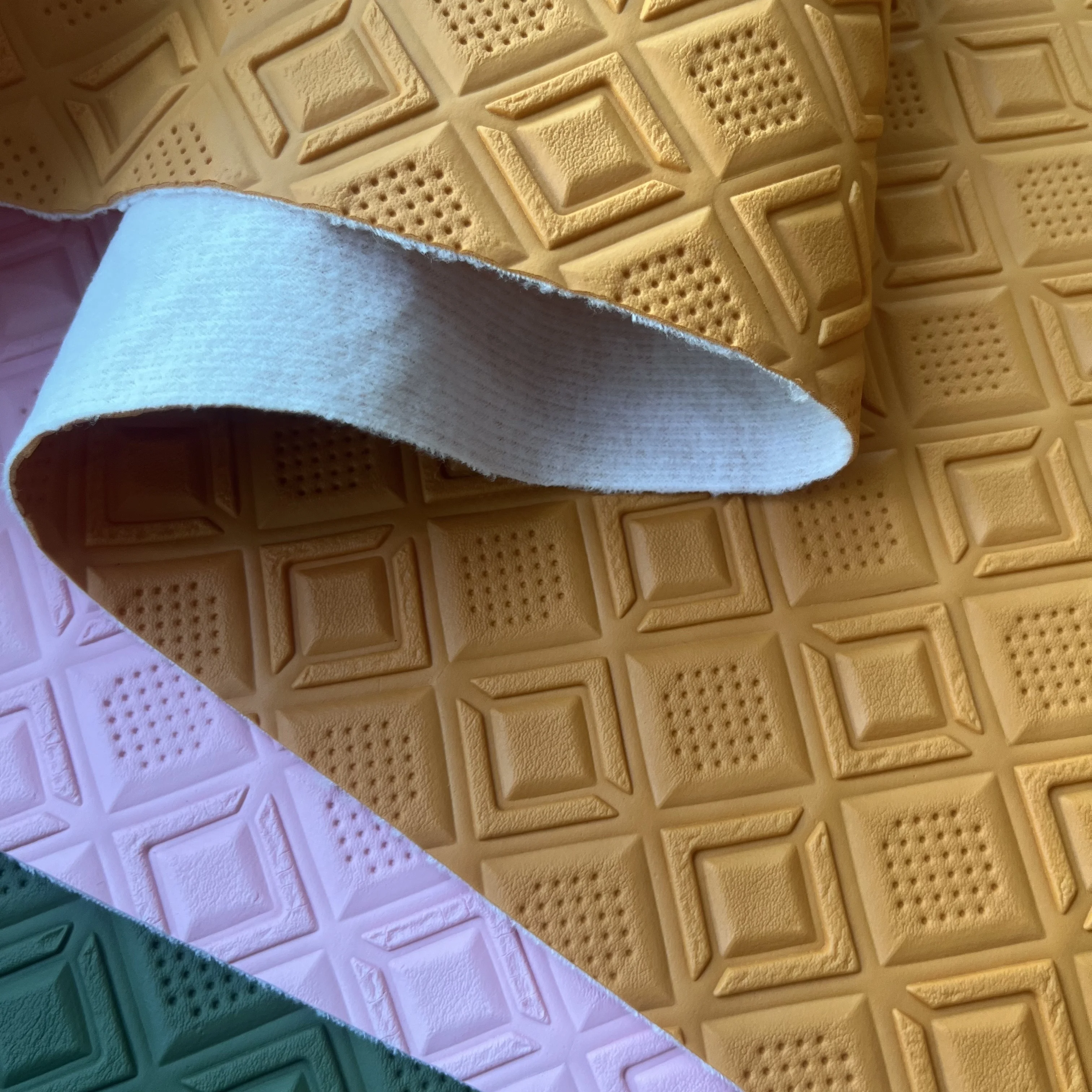 PVC Artificial Leather New Arrival Customized Design Backing Quality Fabric for Bags Sofa Furniture Bed Car Seat Cover Decorate