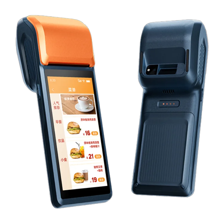Биометрическая машина розничная продажа Android портативная мобильная система Epos Pos-терминал с считывателем отпечатков пальцев