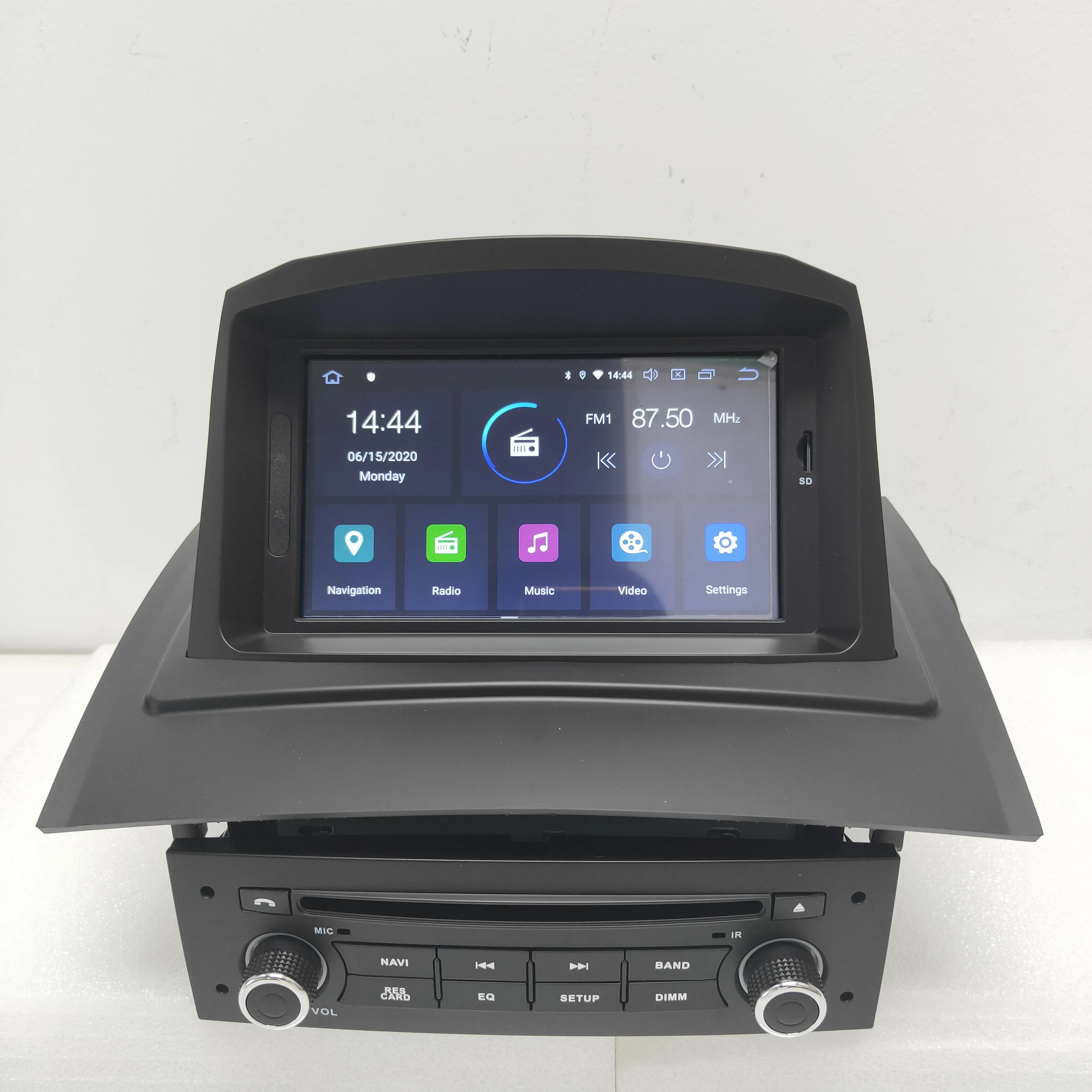 Newnavi Android 10 Touch screen car stereo 2 din car dvd gps navigation system for renault megane II 2/Fluence 2002-2008