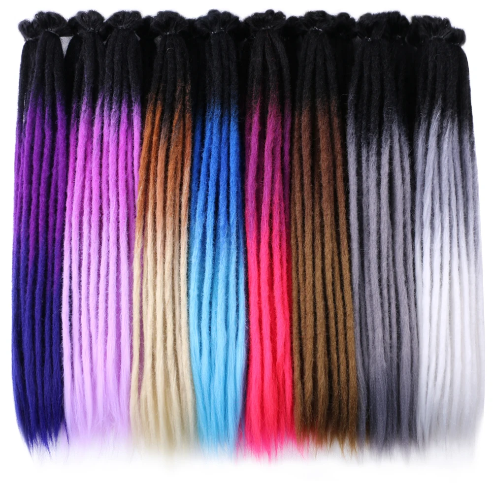 Wholesale Dread locks Handmade hair Twist crochet hair synthetic hair wicks for african braids