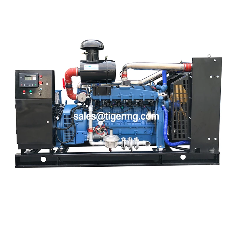 CE approved 6 cylinders gas engine 70kw 3 phase lpg generator