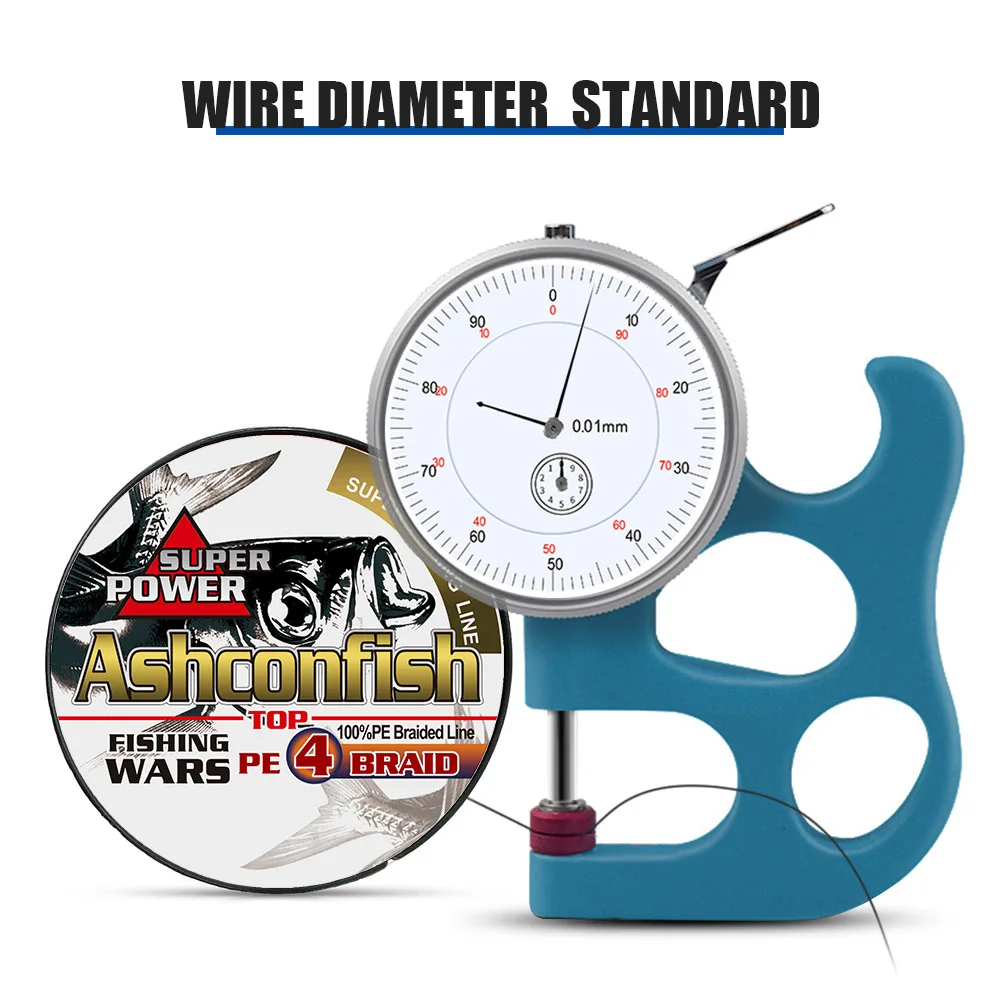 Ashconfish Super Strong PE BraidedFishing Line 500m Multifilament Nets Line High Abrasion Resistance 4/8 Strands fishing line