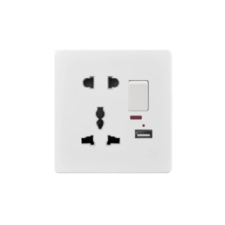 Универсальная 5-контактная настенная розетка usb 240 В для отеля Зарядка 5 в