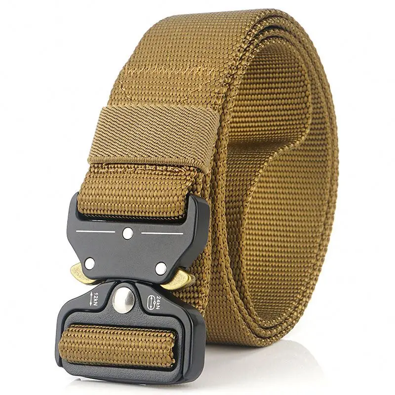Tactical belt custom Nylon webbing belt nylon for tactical activity