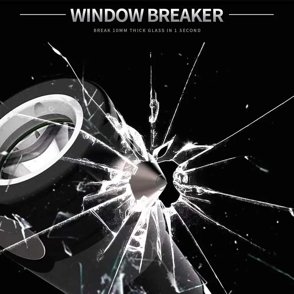 Powerful Solar Charging Multi-function Self-defense Led Torch Lampe Torche Emergency Hammer Tactical Flashlights