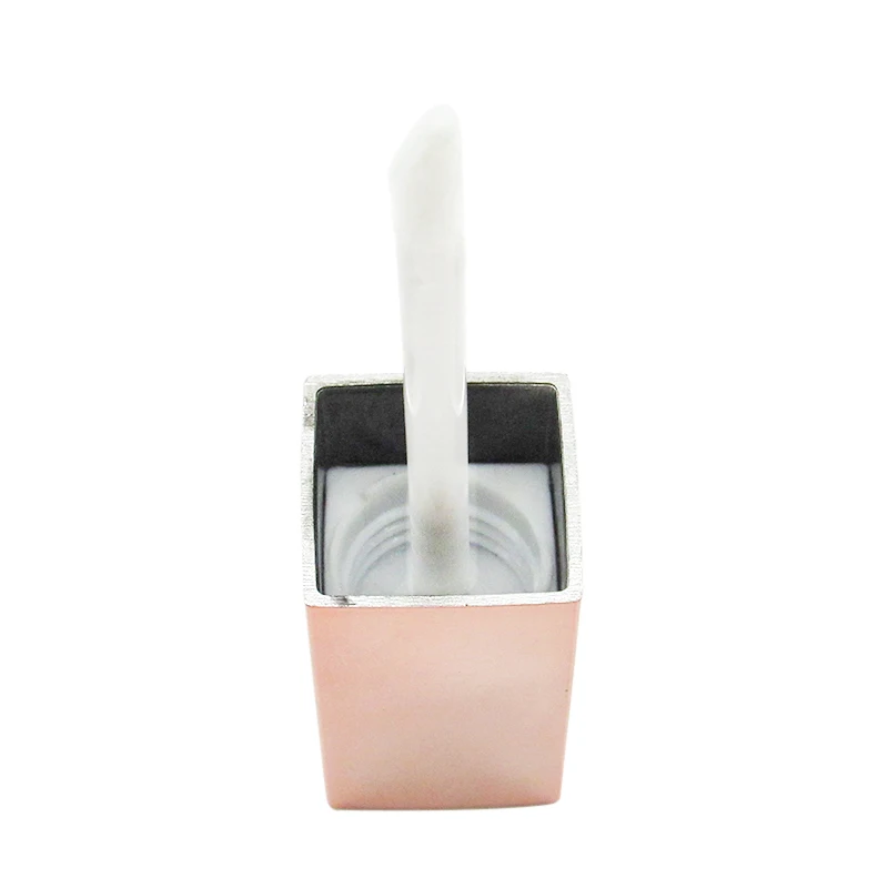 Cosmetic Lip Gloss Container Plastic Packaging 6ml square clear Tube Factory Price