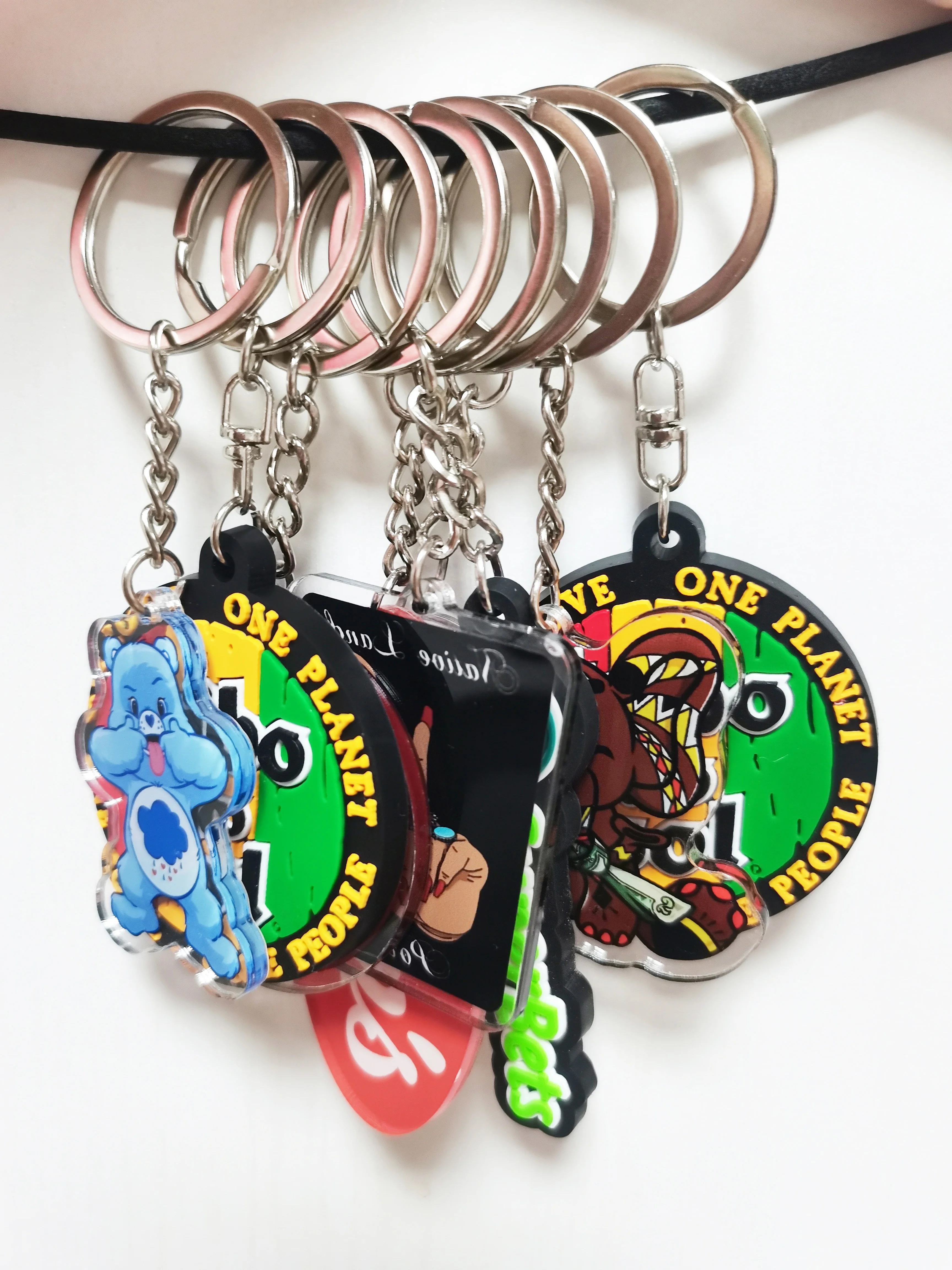 Wholesale Personalized Promotional Logo Custom 2D/3D PVC Rubber Gift Key Chain Custom Logo Keychain