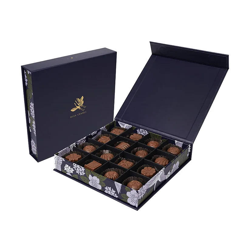 Factory Luxury  Chocolate Gold Foil engraved Chocolate Dates Packaging Middle East Box Ramadan Cake Storage eid Box