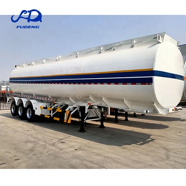 Petrol tank truck trailer  42000L 40000 Litres 45000L fuel tanker truck trailer w 3 axle fuel oil tanker trailer