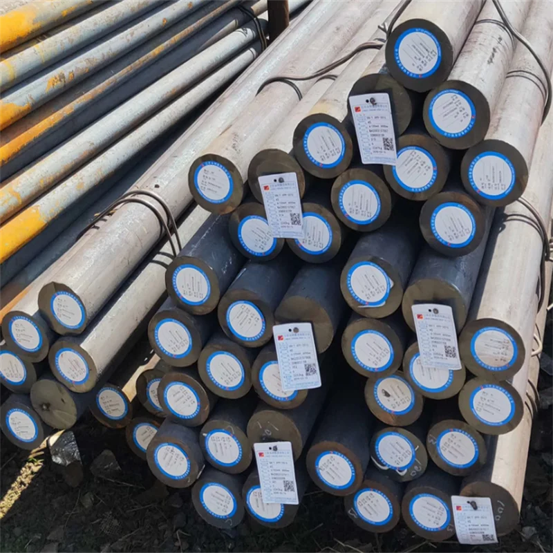 Factory Manufacturer Carbon Steel Carbon Steel A36 St52 Q235 SS400 Cold Hot Carbon Steel Round Rod Bars For Construction