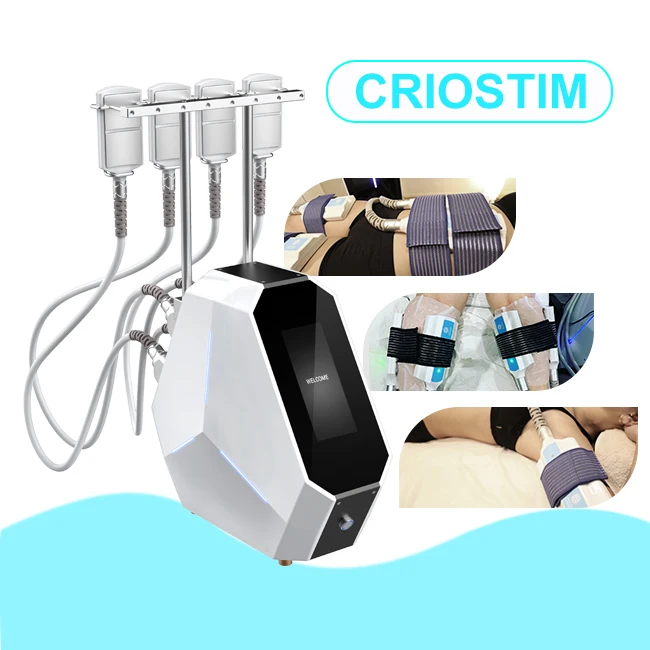New Tech Portable 4 EMS Cryotherapy Paddles Thermal Shock Machine